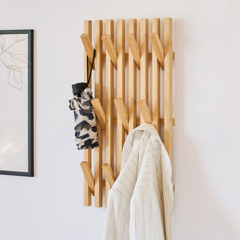 Κρεμάστρα Τοίχου 11 Θέσεων (25.5x3.5x50) Z-L 13827