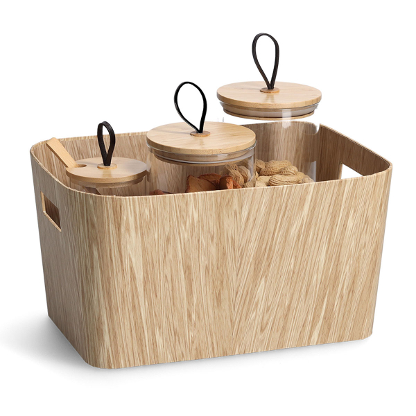 Κουτί Αποθήκευσης (34.2x24.5x18) Z-L Wood 14431