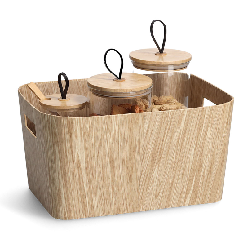 Κουτί Αποθήκευσης (34.2x24.5x18) Z-L Wood 14431