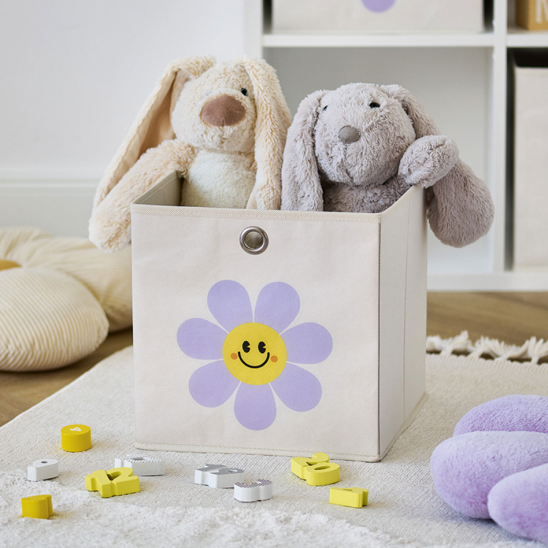 Κουτί Αποθήκευσης (28x28x28) Z-L Happy Flower 14498