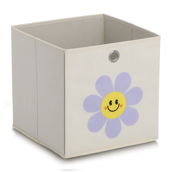 Κουτί Αποθήκευσης (28x28x28) Z-L Happy Flower 14498