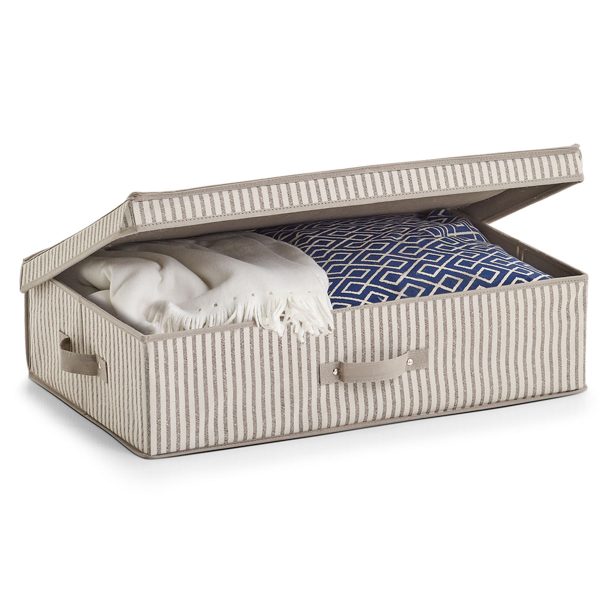 Θήκη Αποθήκευσης Ρούχων (61.5x38x16.5) Z-L Stripes Beige 14646
