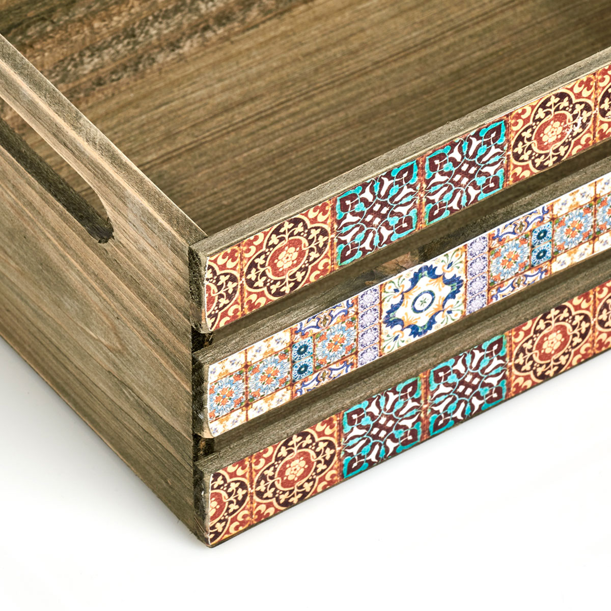 Κουτί Αποθήκευσης (32X22X13 5) Z-L Mosaic 15192 Home Διακόσμηση Κουτιά & Καλάθια Spitishop