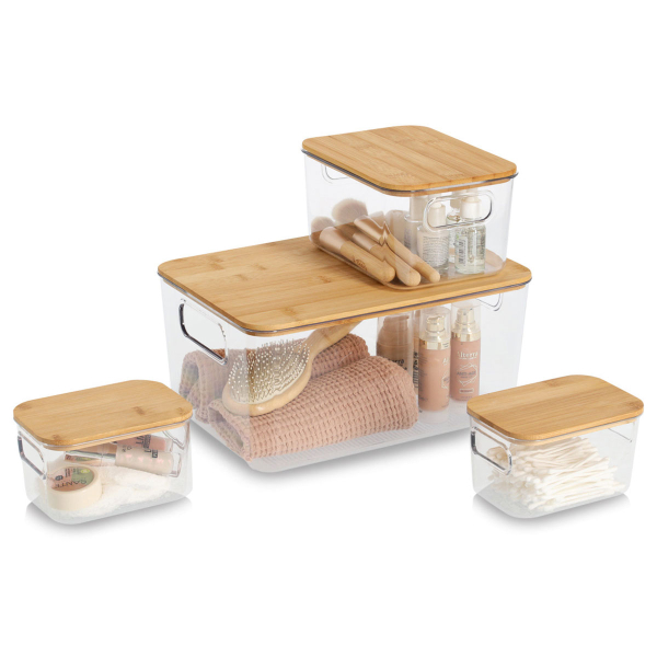 Κουτιά Αποθήκευσης (Σετ 4τμχ) Z-L 15208