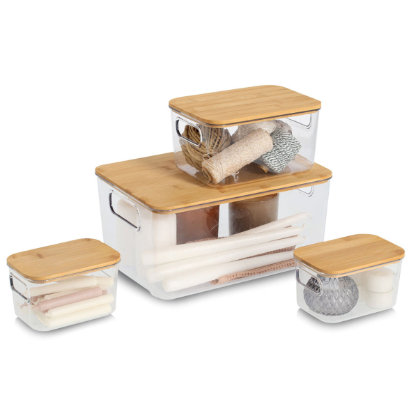 Κουτιά Αποθήκευσης (Σετ 4τμχ) Z-L 15208