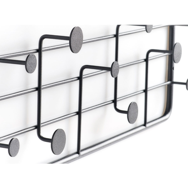 Κρεμάστρα Τοίχου 10 Θέσεων Με Ράφι (51.4x24x21) Z-L 17011