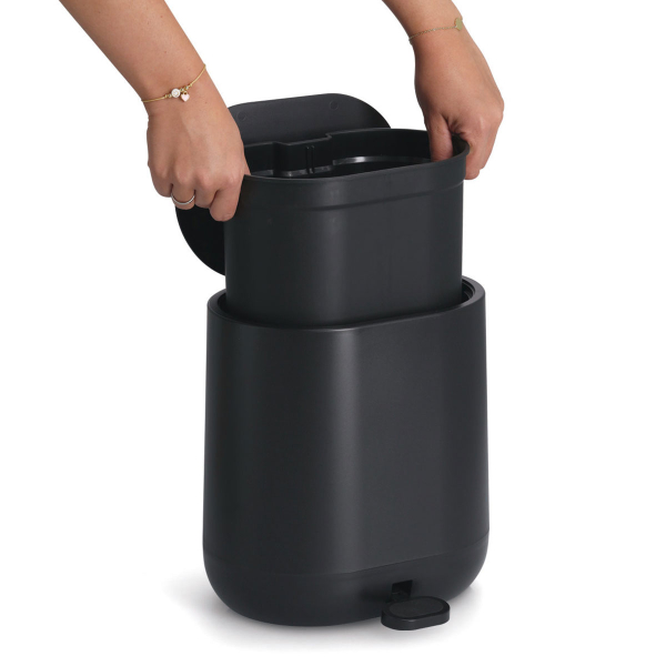 Κάδος Απορριμμάτων Μπάνιου (22.5x26x26.5) Z-L 6lt 18719