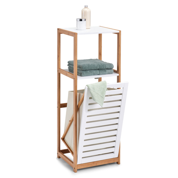 Καλάθι Απλύτων Με Ράφια (36.3x33x98) Z-L 18867