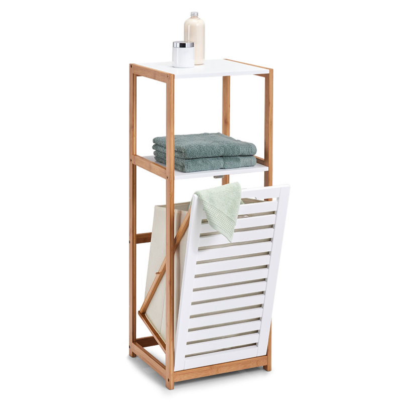 Καλάθι Απλύτων Με Ράφια (36.3x33x98) Z-L 18867