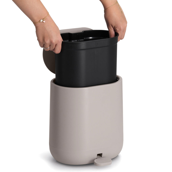 Κάδος Απορριμμάτων Μπάνιου (22.5x26x26.5) Z-L 6lt 18718