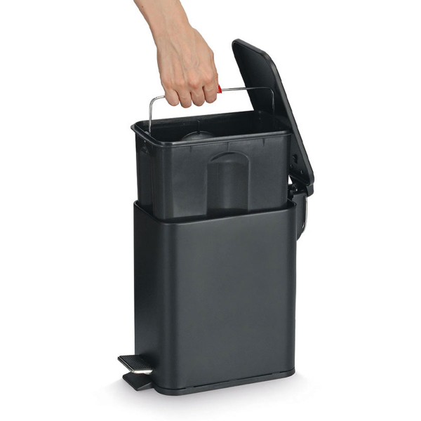 Κάδος Απορριμμάτων Μπάνιου (28.7x14x29) Z-L 5lt 18962