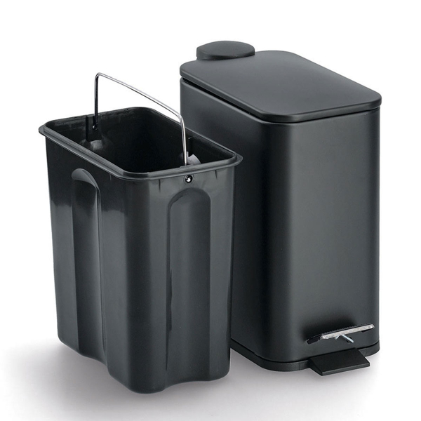 Κάδος Απορριμμάτων Μπάνιου (28.7x14x29) Z-L 5lt 18962