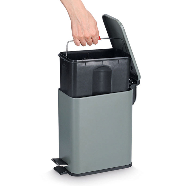 Κάδος Απορριμμάτων Μπάνιου (28.7x14x29) Z-L 5lt 18961