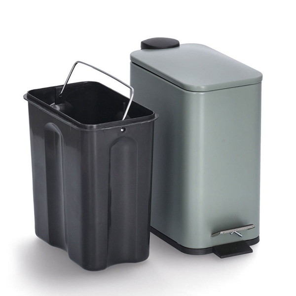 Κάδος Απορριμμάτων Μπάνιου (28.7x14x29) Z-L 5lt 18961