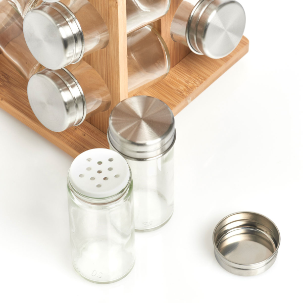 Βαζάκια Μπαχαρικών Σε Βάση (Σετ 16τμχ) Z-L 19639