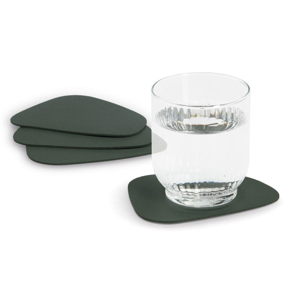 Σουβέρ (Σετ 4τμχ) Z-L Black/D.Green 27153