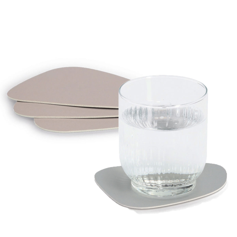 Σουβέρ (Σετ 4τμχ) Z-L Greige/Grey 27154