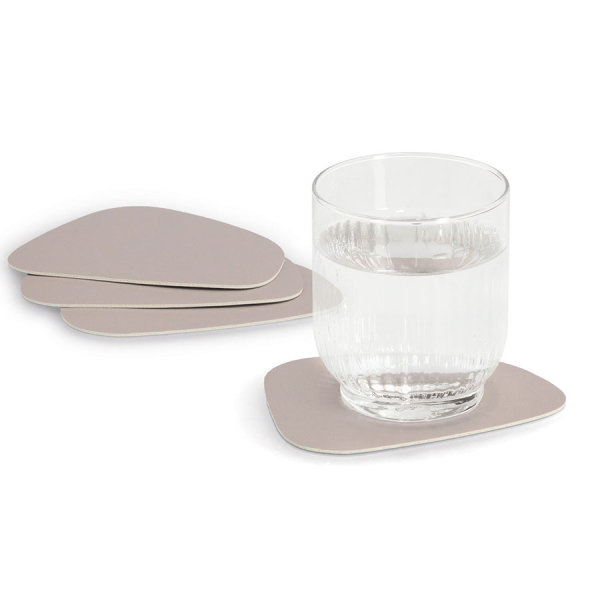 Σουβέρ (Σετ 4τμχ) Z-L Greige/Grey 27154