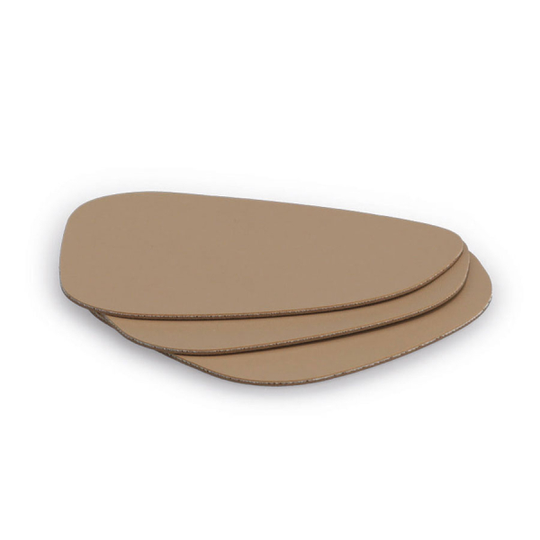 Σουβέρ (Σετ 4τμχ) Z-L Beige/Brown 27155