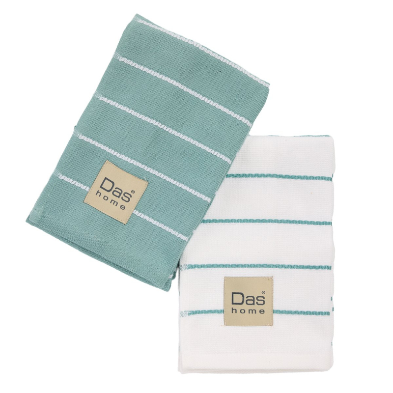 Ποτηρόπανα (Σετ 2τμχ) Das Home Kitchen 0884