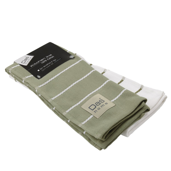 Ποτηρόπανα (Σετ 2τμχ) Das Home Kitchen 0885