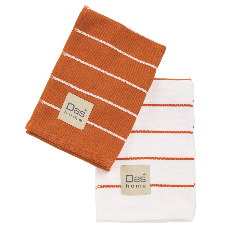 Ποτηρόπανα (Σετ 2τμχ) Das Home Kitchen 0886