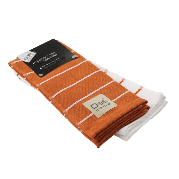 Ποτηρόπανα (Σετ 2τμχ) Das Home Kitchen 0886