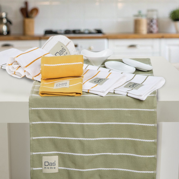 Ποτηρόπανα (Σετ 2τμχ) Das Home Kitchen 0887