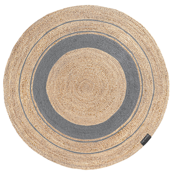 Στρογγυλό Χαλί Καλοκαιρινό (Φ110) Guy Laroche Grande Anthracite