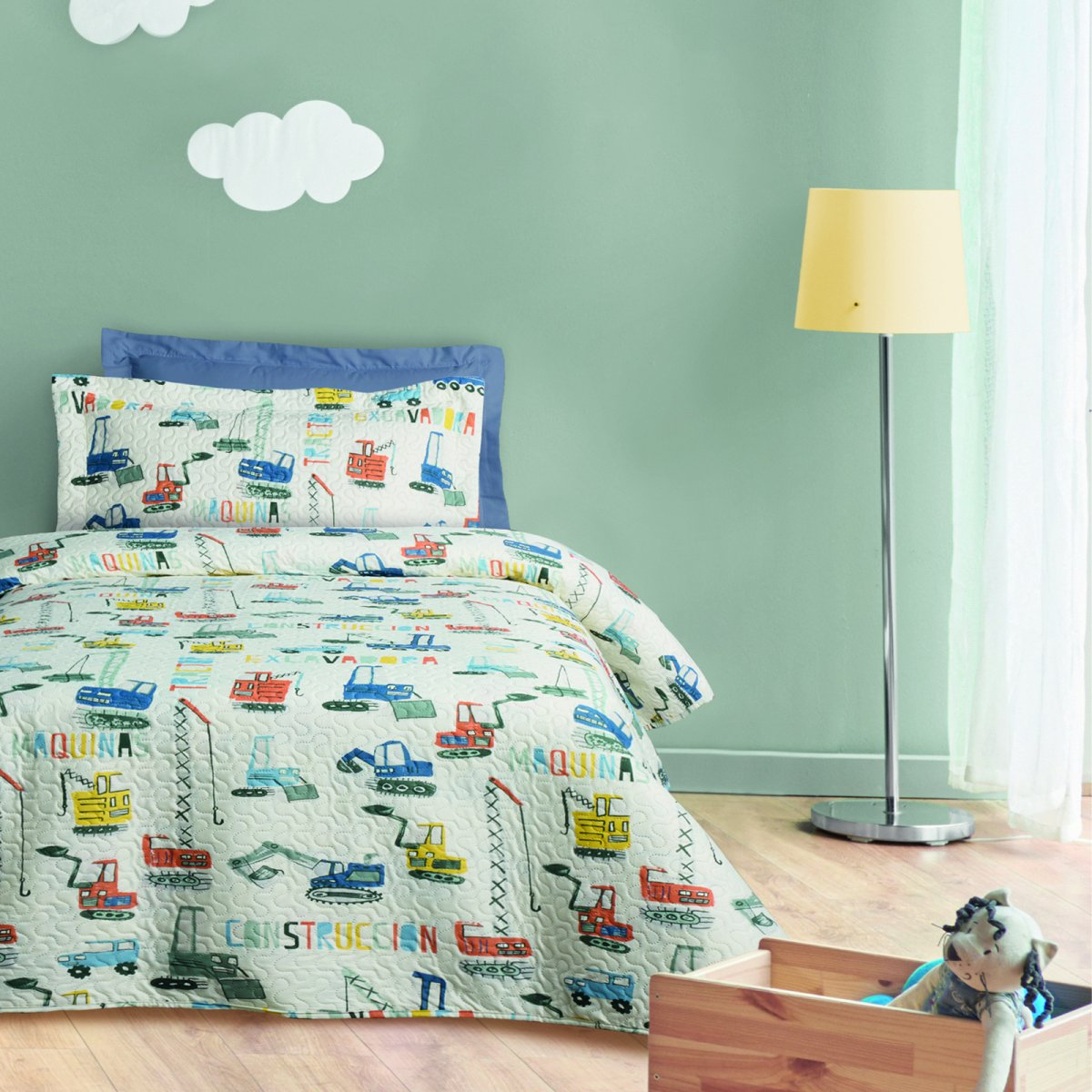 Ζεύγος Μαξιλαροθήκες Καπιτονέ (50X70) Das Home Kids 4982 Παιδικά Λευκά Είδη Παιδικές Spitishop