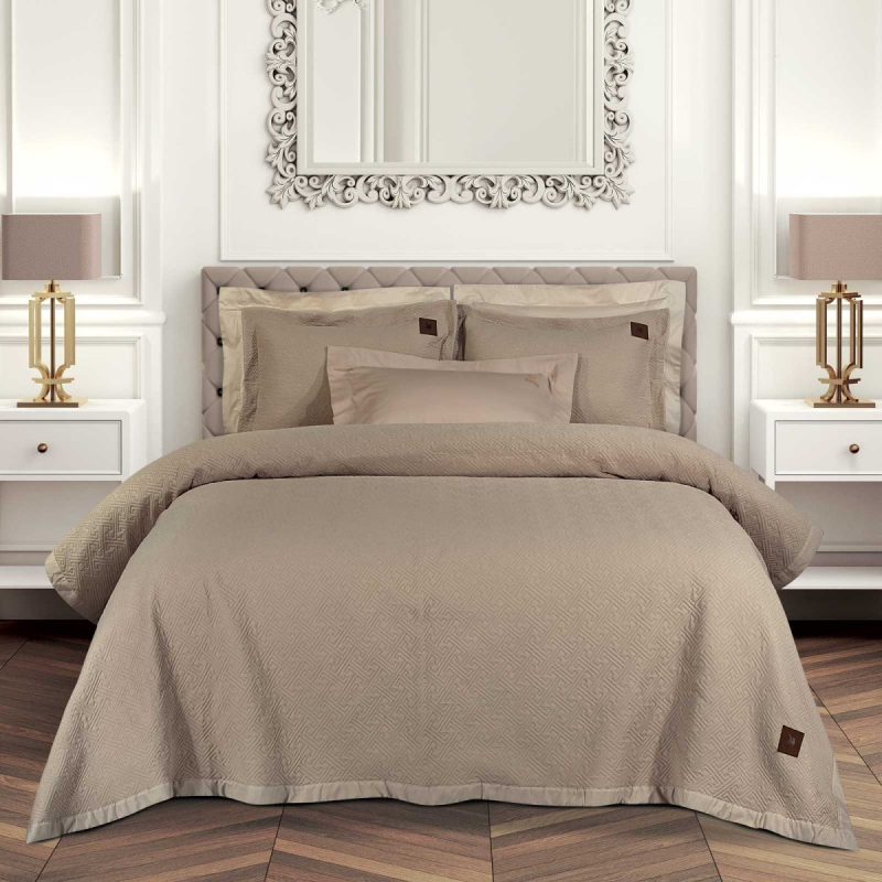 Κουβερλί King Size (240x250) Greenwich Polo Club Essential 4452 Taupe