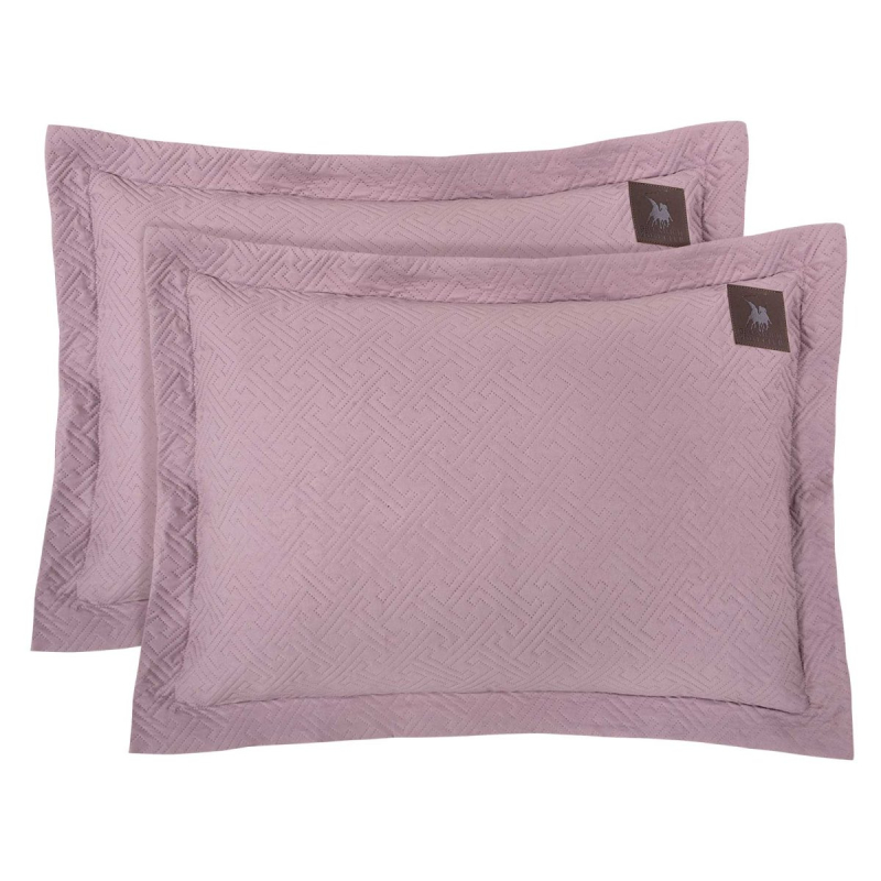 Ζεύγος Μαξιλαροθήκες Καπιτονέ (50x70) Greenwich Polo Club Essential 4448 Nude