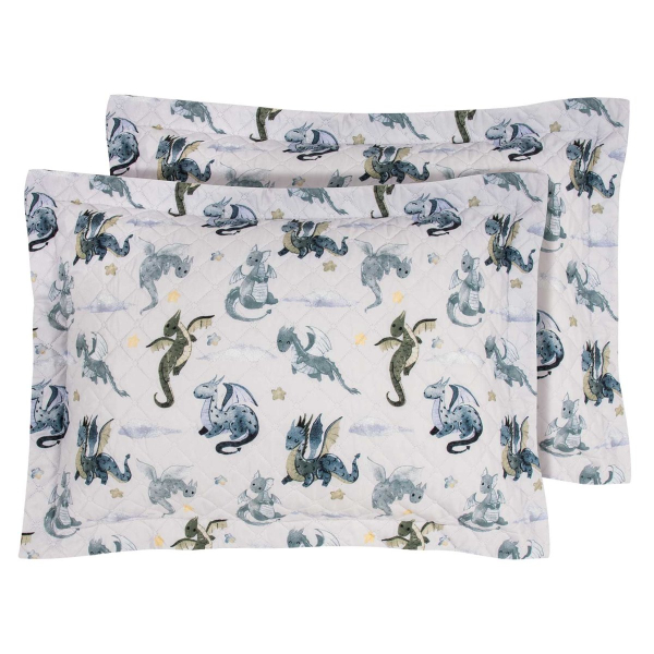 Ζεύγος Μαξιλαροθήκες Καπιτονέ (50x70) Greenwich Polo Club Junior 8863