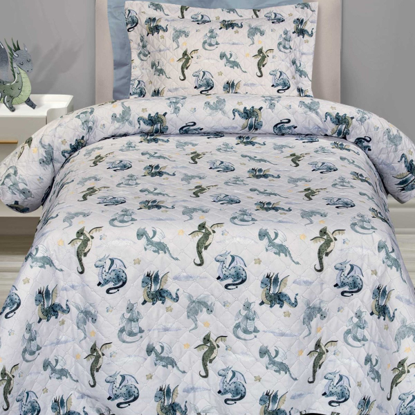 Ζεύγος Μαξιλαροθήκες Καπιτονέ (50x70) Greenwich Polo Club Junior 8863