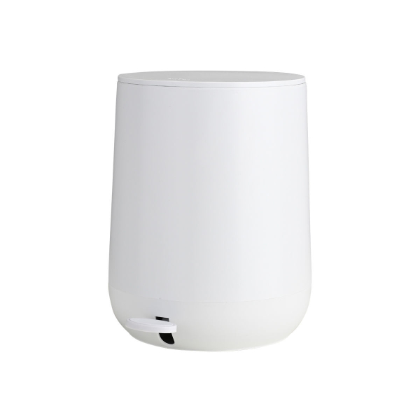 Κάδος Απορριμμάτων Μπάνιου (23.5x26.3x29.3) Estia 5lt Fjord Λευκό 02-19952