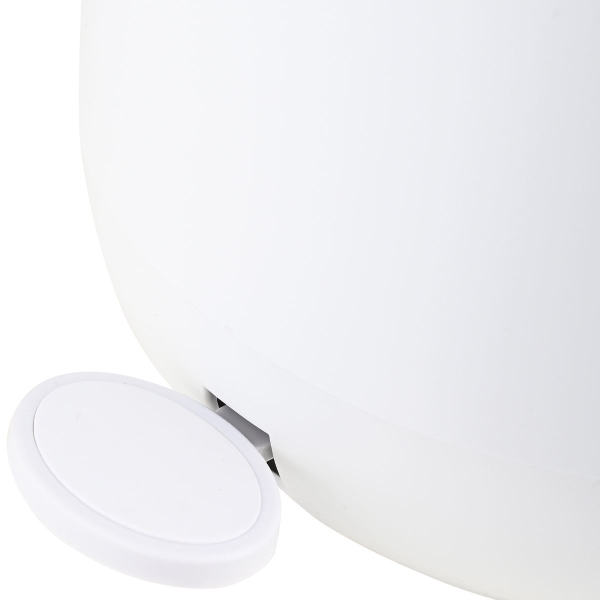 Κάδος Απορριμμάτων Μπάνιου (23.5x26.3x29.3) Estia 5lt Fjord Λευκό 02-19952