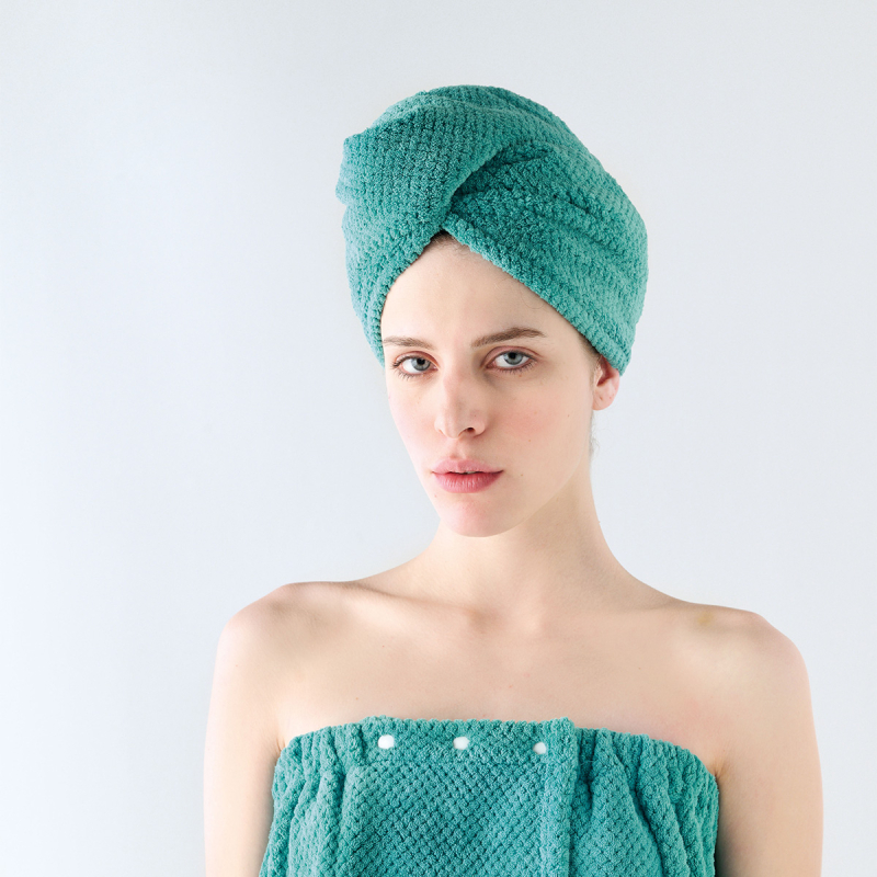 Πετσέτα Μαλλιών - Τουρμπάνι Fleece (24x64) Kentia Loft Jump 07 Petrol 300gsm