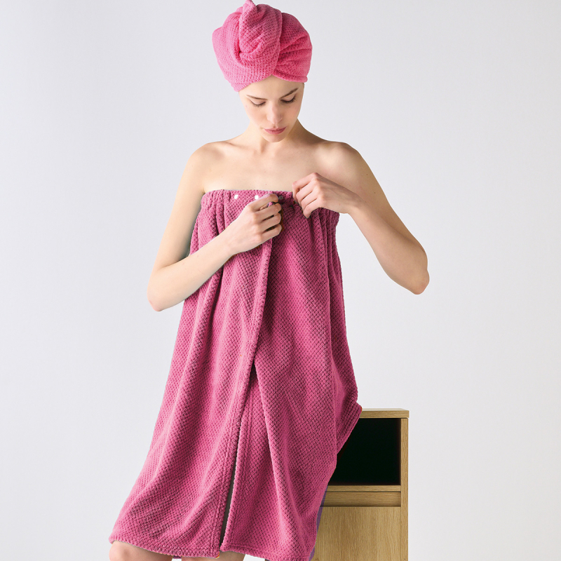 Πετσέτα Σώματος Με Κουμπιά (80x140) Kentia Loft Jump 14 Pink 300gsm