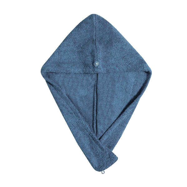 Πετσέτα Μαλλιών - Τουρμπάνι Fleece (24x64) Kentia Stylish Turban 01 Blue 450gsm