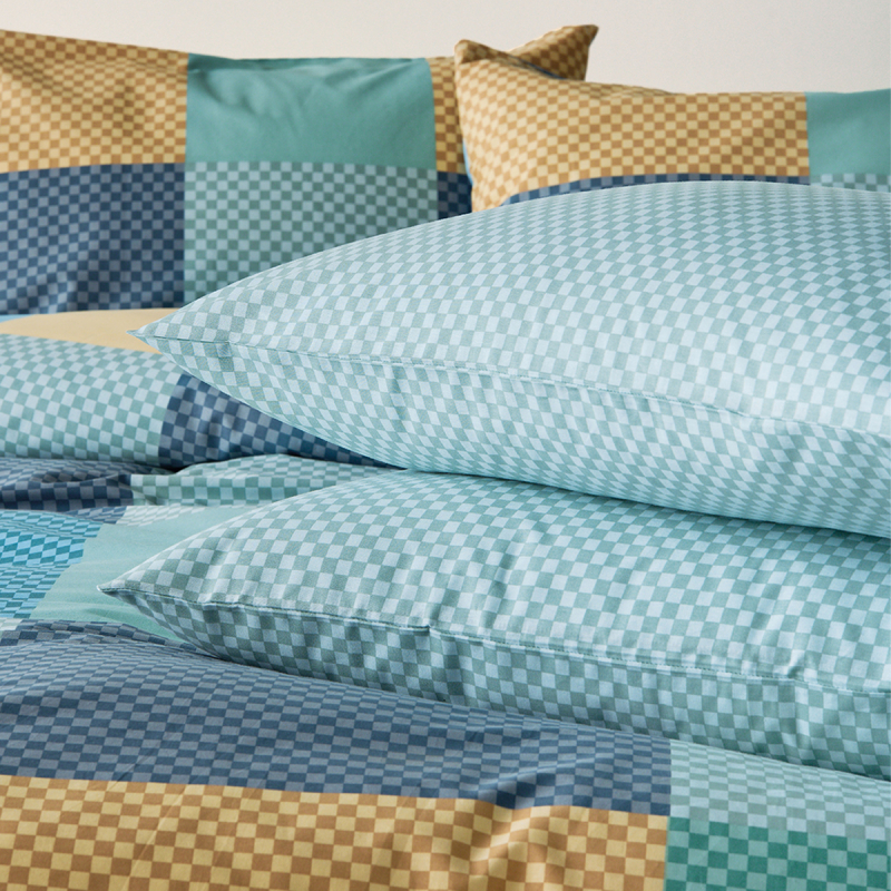 Ζεύγος Μαξιλαροθήκες (50x70) Kentia Versus Tetra