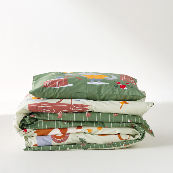 Παπλωματοθήκη Μονή (Σετ 165x245) 2 Όψεων Kentia Versus Fang