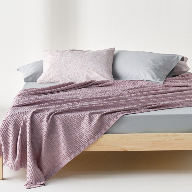 Κουβέρτα Πικέ Μονή (160x240) Kentia Loft Cecilia 35 Old Rose