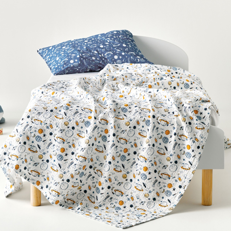 Κουβέρτα Πικέ Μονή (160x240) Kentia Loft Garnet