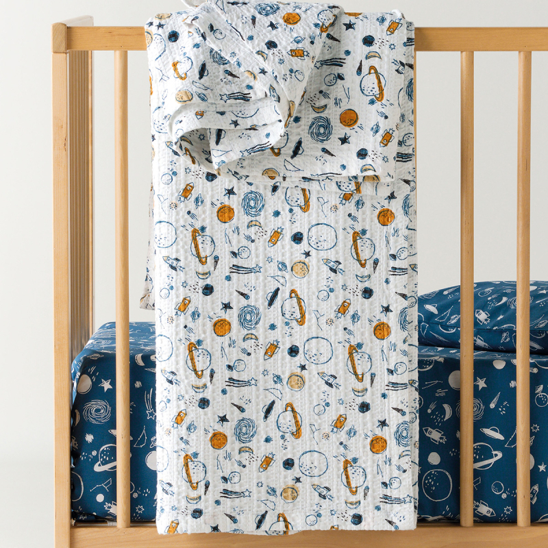 Κουβέρτα Πικέ Αγκαλιάς (70x100) Kentia Loft Garnet