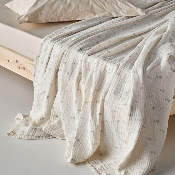 Κουβερτόριο King Size (260x240) Μουσελίνα Kentia Loft Luma