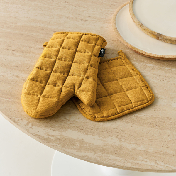 Γάντι + Πιάστρα Κουζίνας (Σετ) Kentia Loft Leilani 28 Ochre