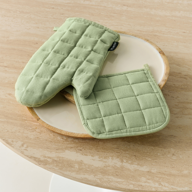 Γάντι + Πιάστρα Κουζίνας (Σετ) Kentia Loft Leilani 10 Green