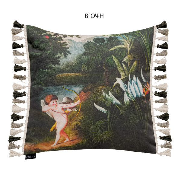Διακοσμητική Μαξιλαροθήκη 2 Όψεων (50x50) Kentia Loft Fancy S26 02