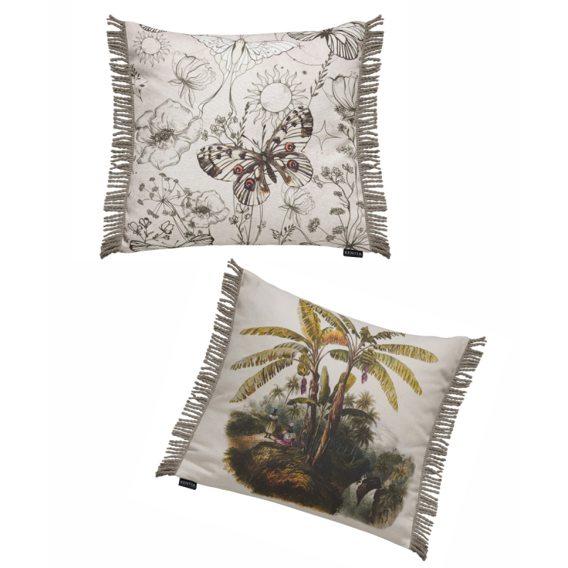 Διακοσμητική Μαξιλαροθήκη 2 Όψεων (50x50) Kentia Loft Fancy S26 03