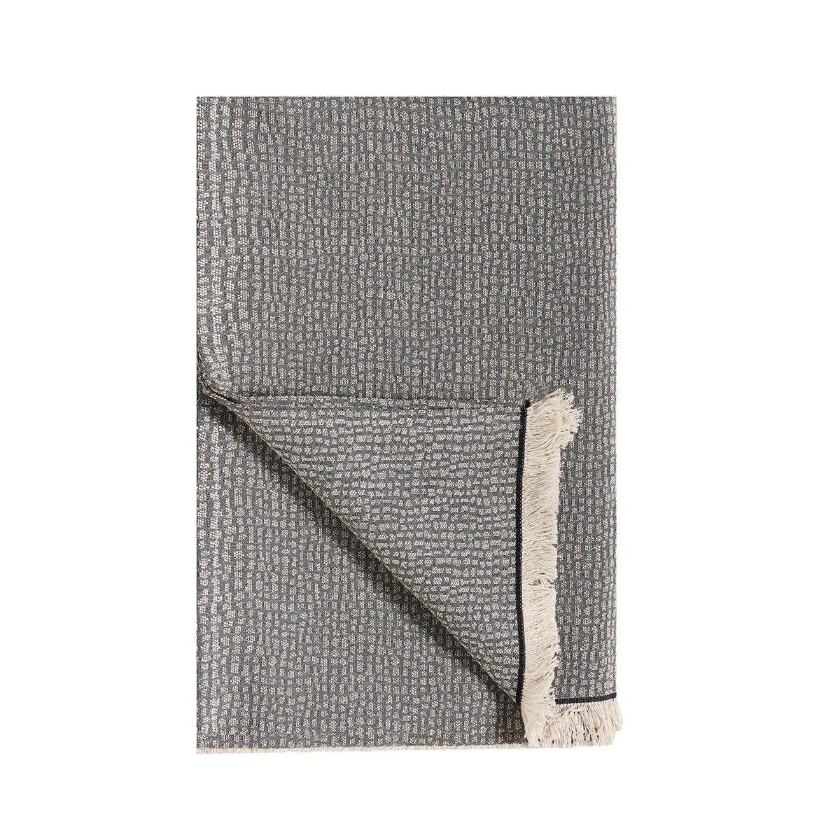 Ριχτάρι Καναπέ Διθέσιου (180X240) Kentia Loft Serpantine 04 Grey Home Λευκά Είδη Σαλονιού Ριχτάρια Spitishop